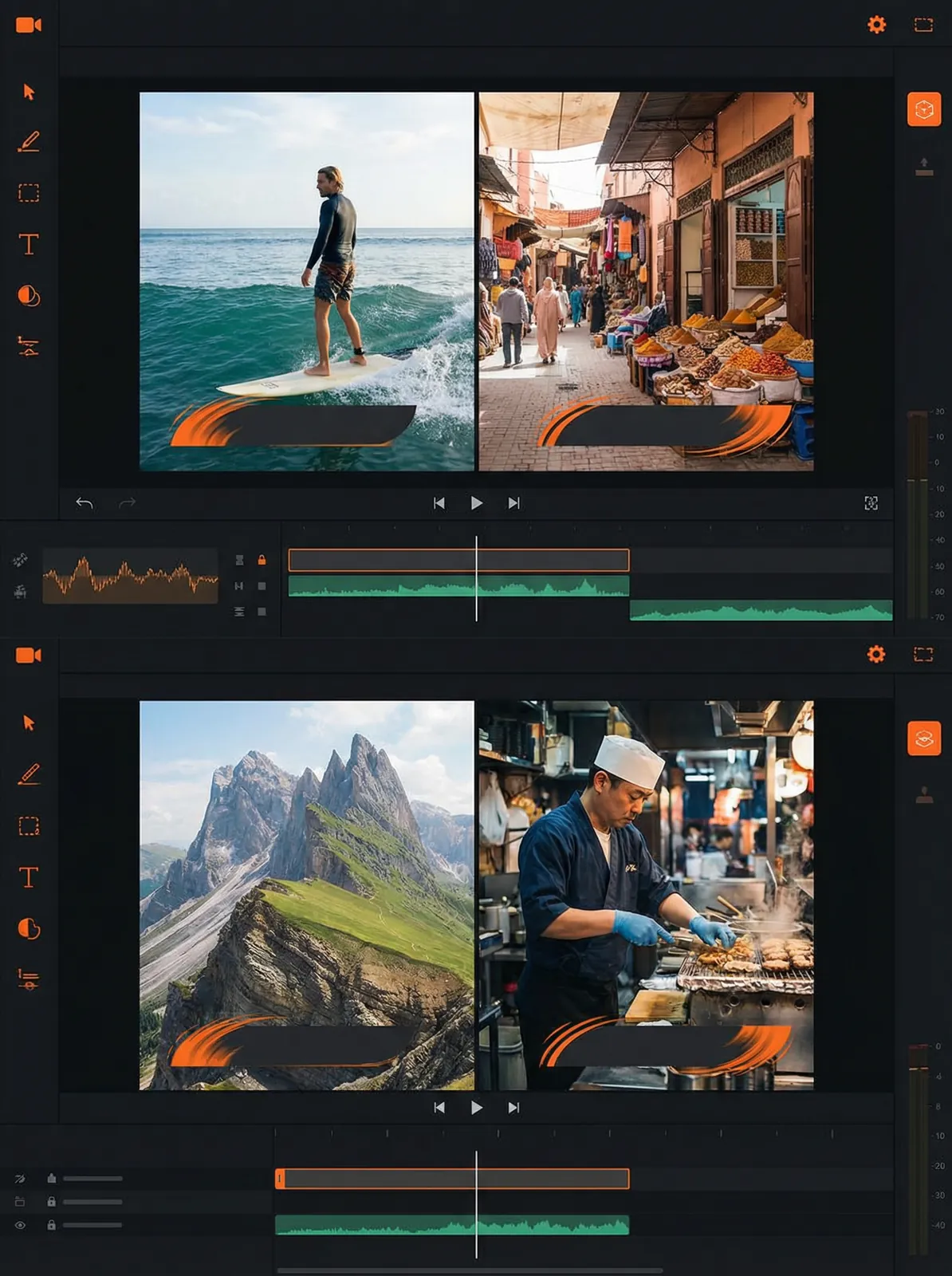 环亚app Vlog开场模板设计